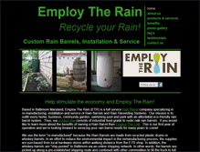 Tablet Screenshot of employtherain.com